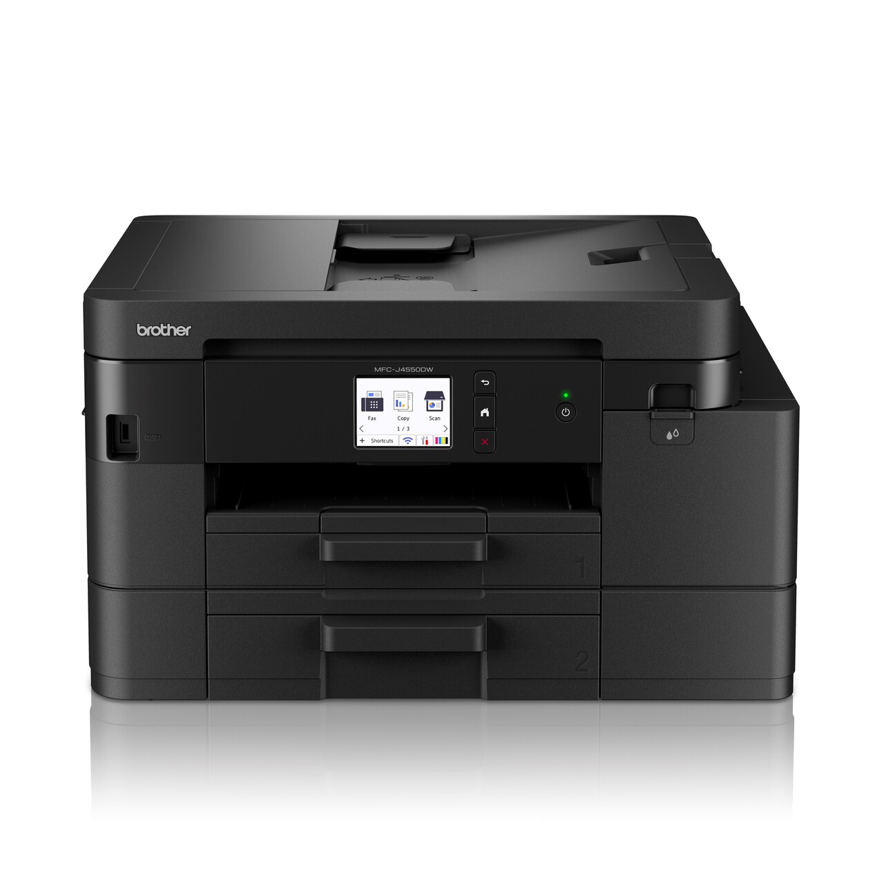 Farveprinter, Brother MFC-J4550DW, 4-in-1 inkjet, trådløs, sort