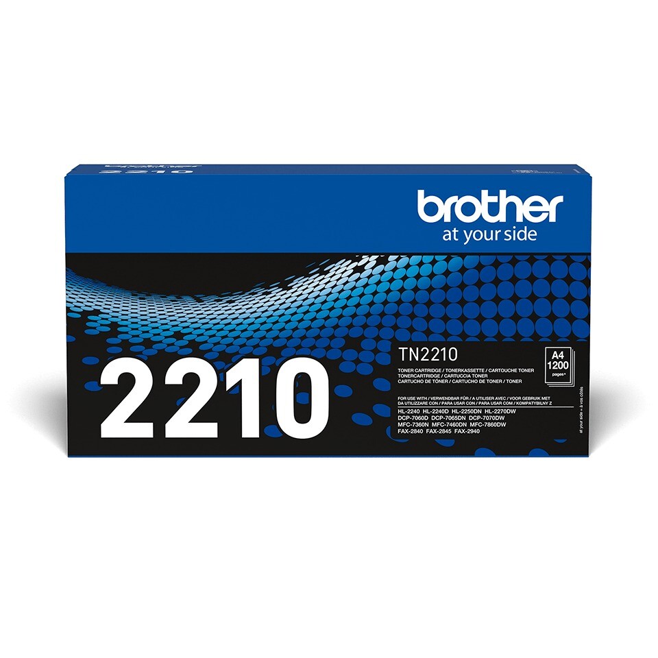 Brother TN2210 sort toner
