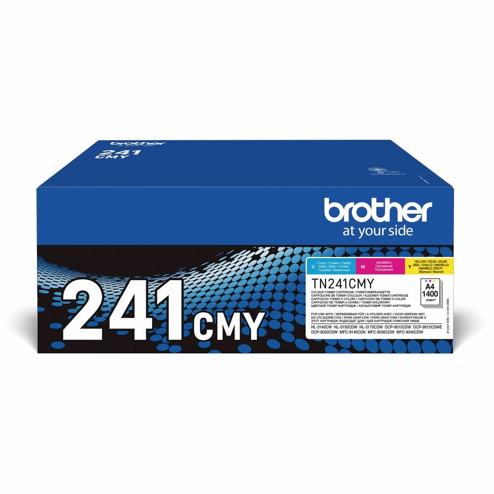 Brother TN241CMY Cyan | Magenta | Yellow toner-pack