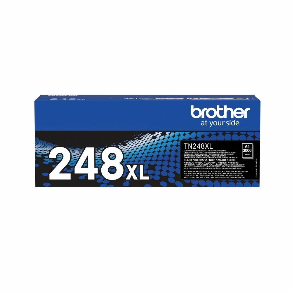 Tonerpatron - Brother TN-248XLBK Sort - 3.000 sider