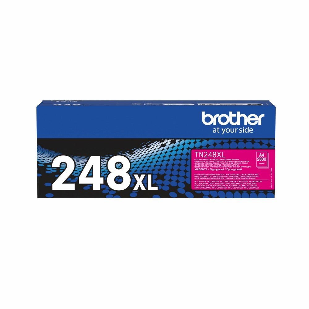 Brother TN-248XLM Magenta Toner Cartridge High Yield, 2.300 sider