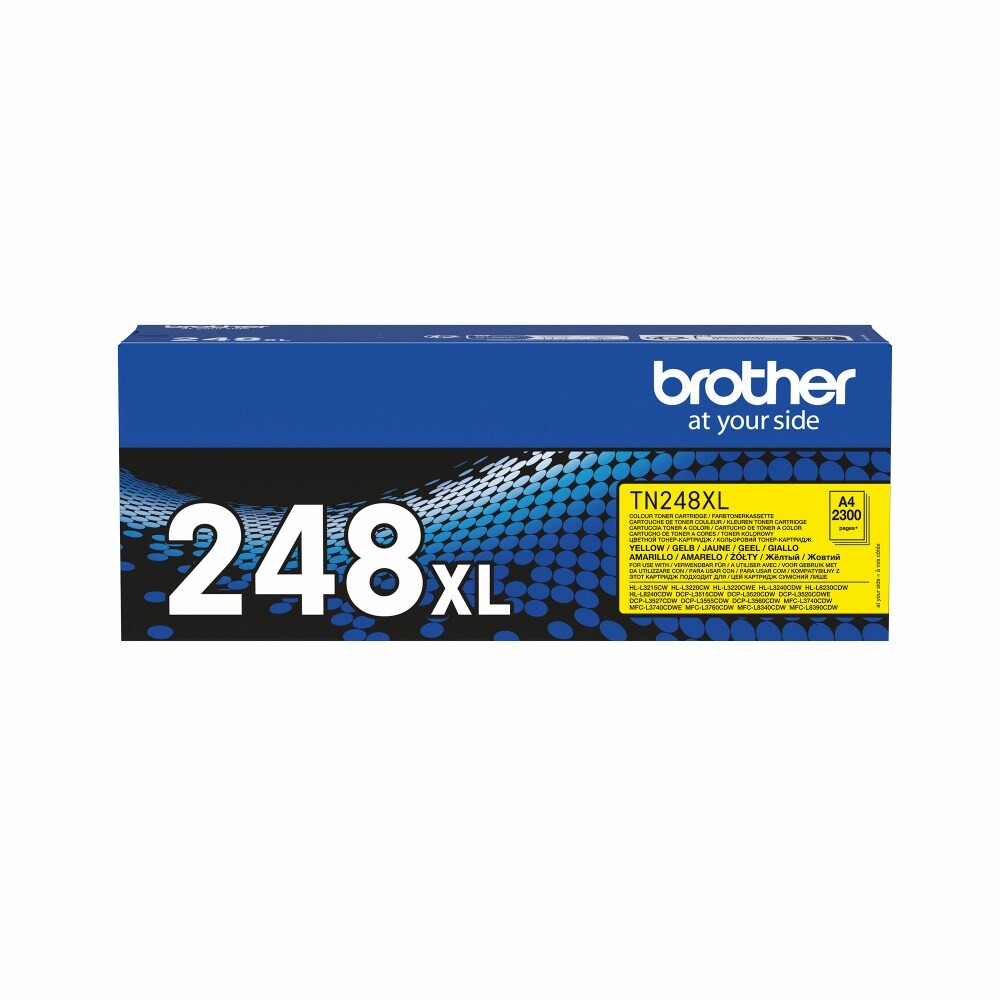 Brother TN-248XLY Yellow Toner Cartridge High Yield, 2.300 sider
