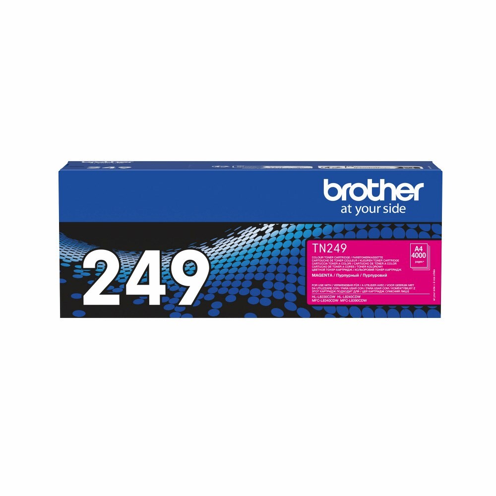 Brother TN-249M Magenta Toner Cartridge Super High Yield, 4.000 sider
