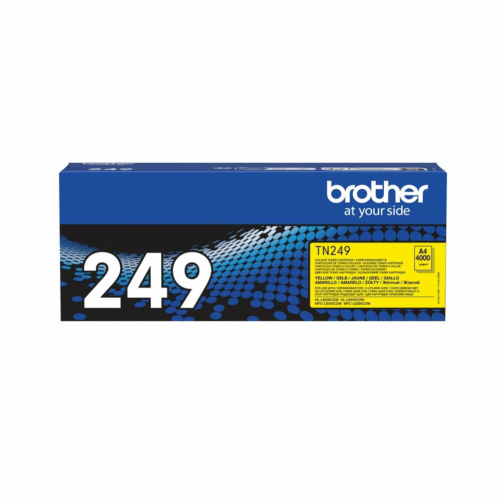 Brother TN-249Y Yellow Toner Cartridge Super High Yield, 4.000 sider