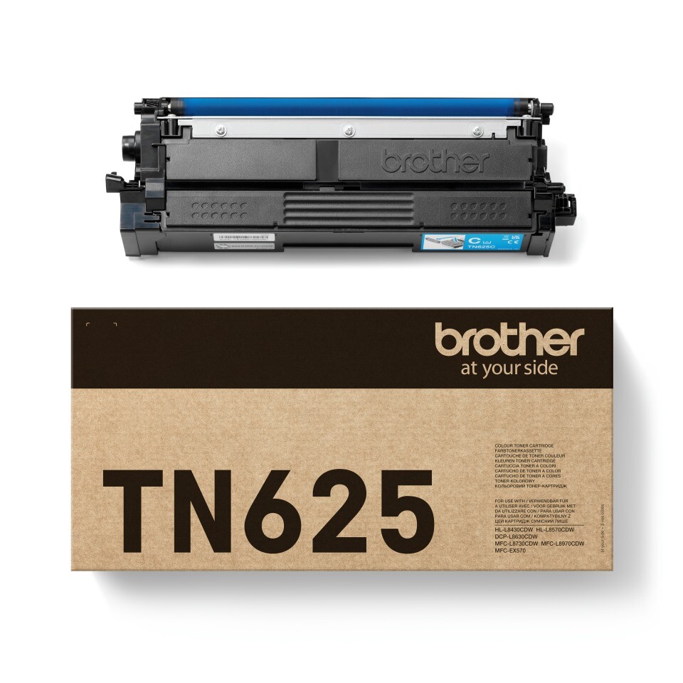 Brother TN625C Cyan Toner Cartridge 1,8K