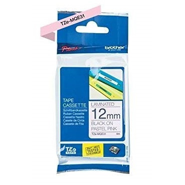 Brother TZeM tape 12mm x 4m pink