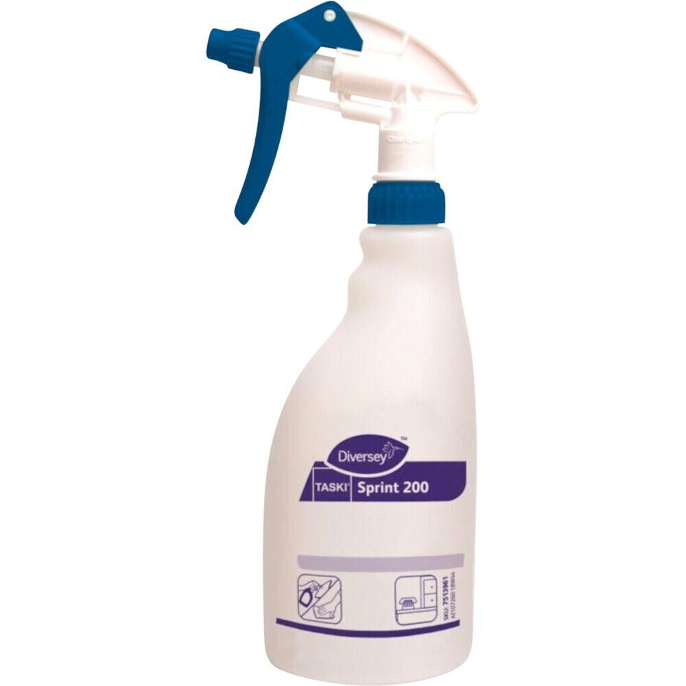 Bruseflaske, Diversey, 500 ml, til TASKI Sprint 200, blåt brusehoved