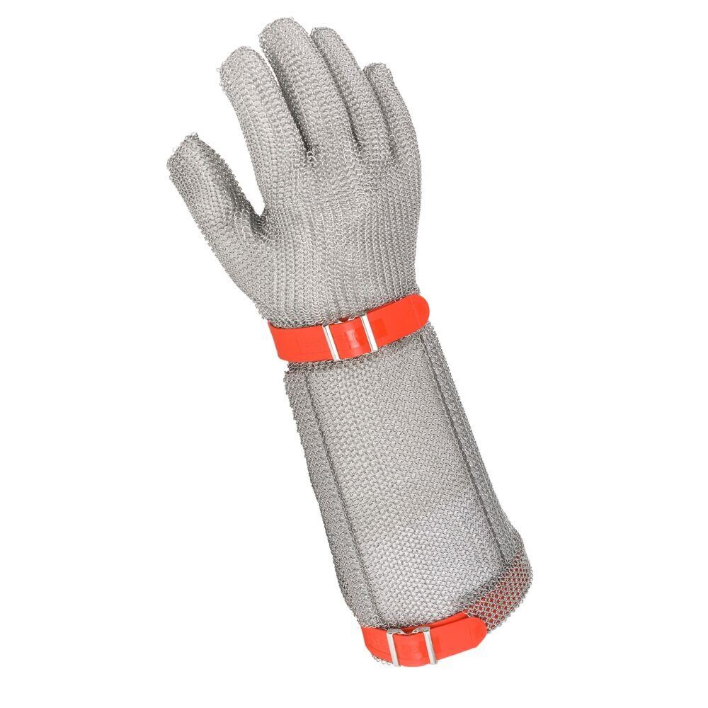 Brynjehandske, Niroflex Easyfit, L, blå, 19 cm manchet