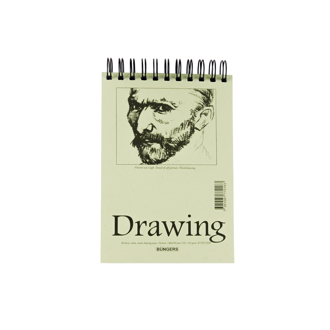 10 stk. Büngers Drawing pad A5 135g 40 sheets - Køb minimum 10 stk.
