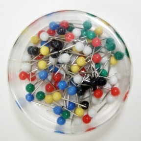 Knappenåle Büngers 20mm ass. farver 100 stk