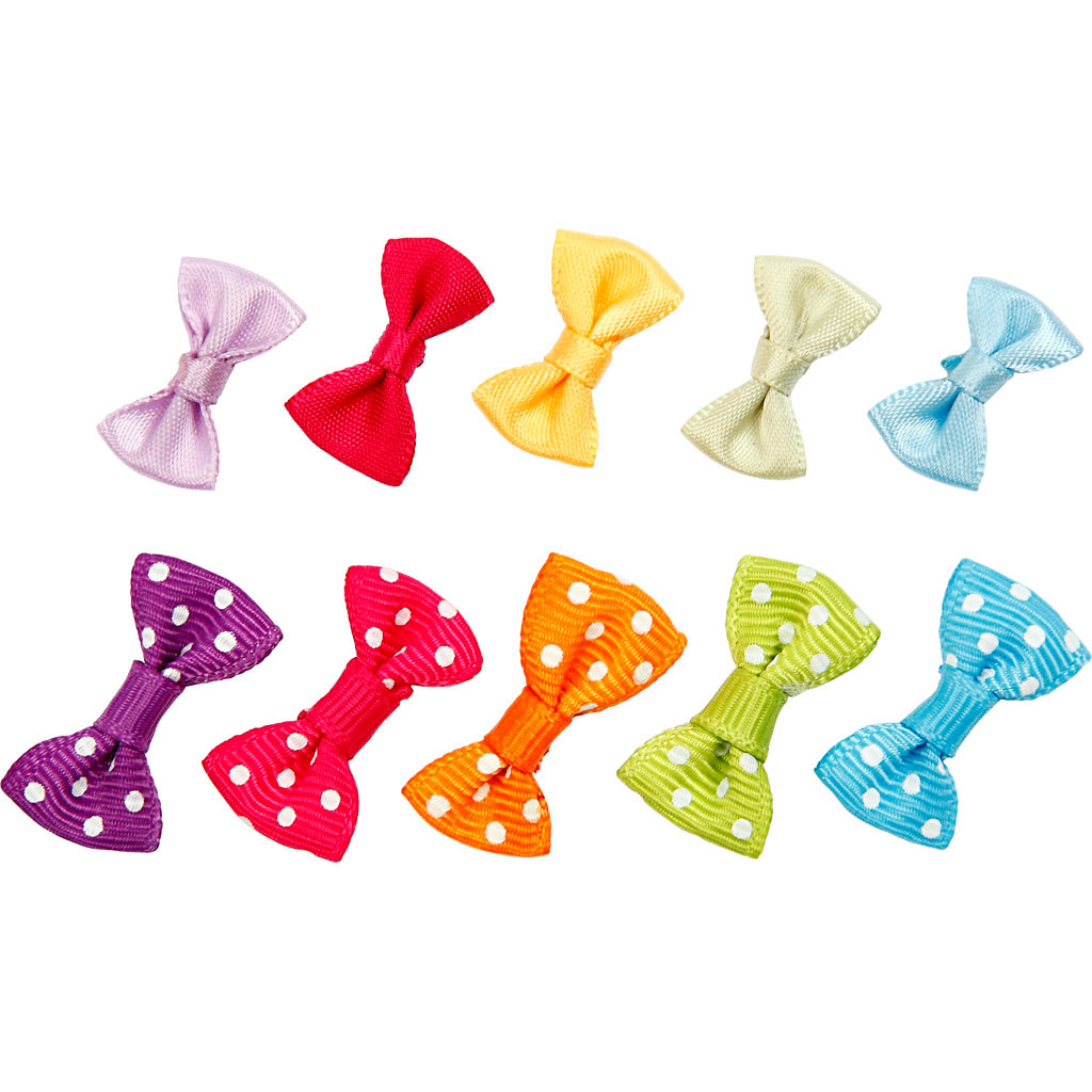 Butterfly 25 mm bred assorteret farver - 150 stk.