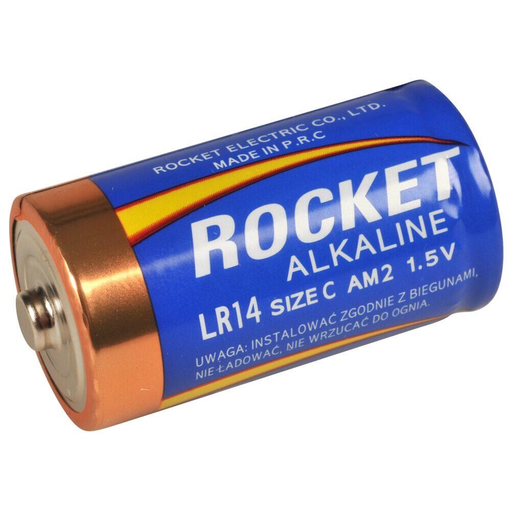 C Batteri Rocket Alkaline LR14 1,5 volt - 2 stk