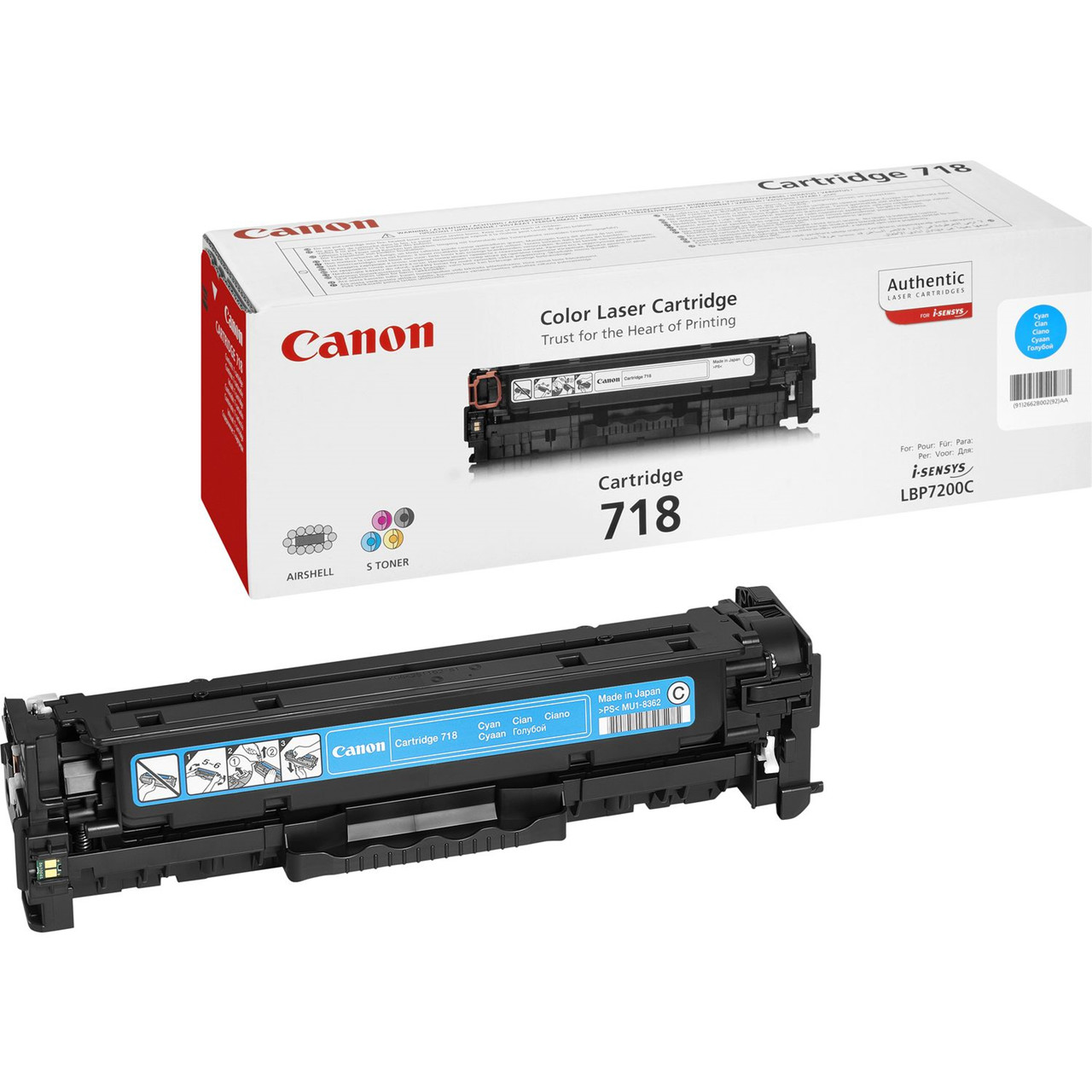 Canon 718C cyan toner cartridge