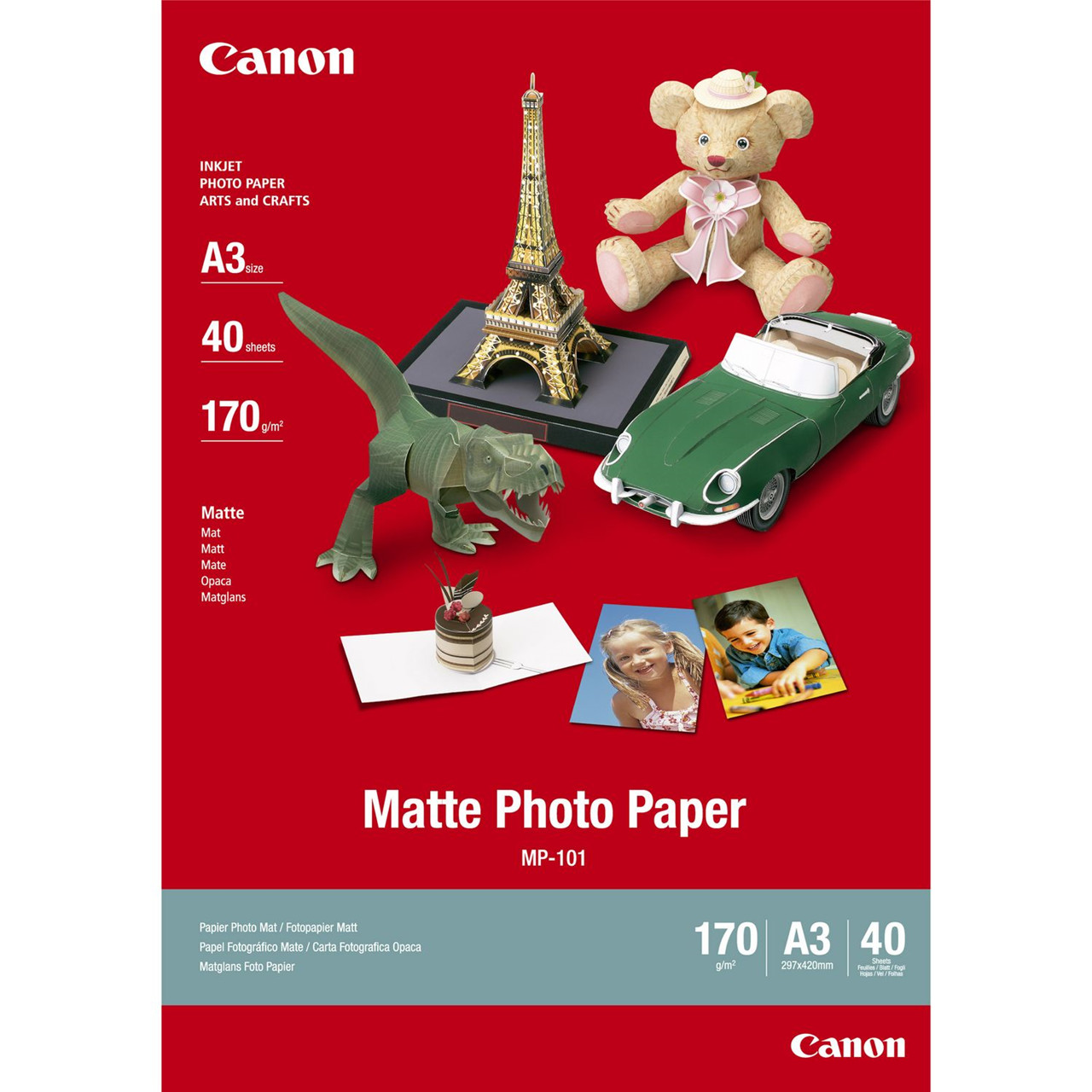 Canon Fotopapir A3 170 gram MP-101 Mat - 40 ark