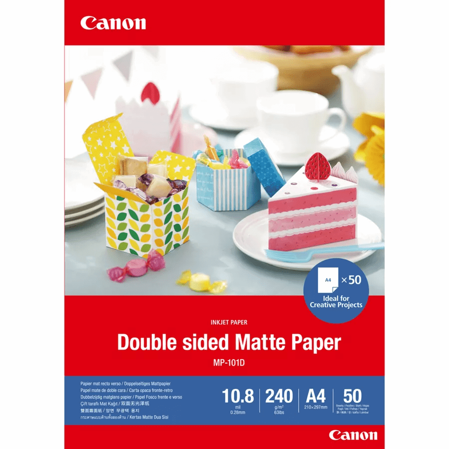 Fotopapir - Canon MP-101D Double Matte - A4 - 240 g - 50 ark