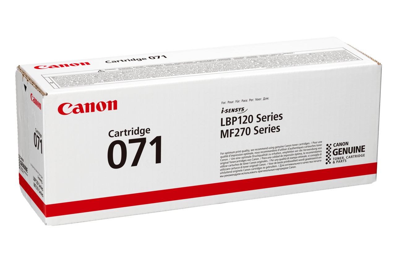 Lasertoner Canon Cartridge 071 sort
