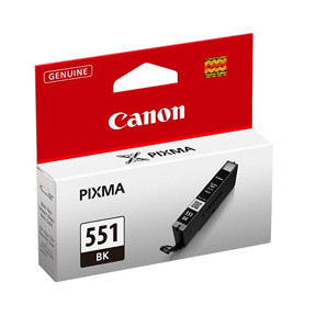 Canon CLI-551, Blækpatron, Sort - 7 ml