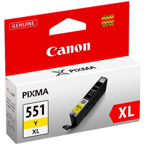 Canon CLI-551 XL, Blækpatron, Gul, 11 ml