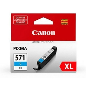 Canon CLI-571, Blækpatron, Cyan, 715 sider
