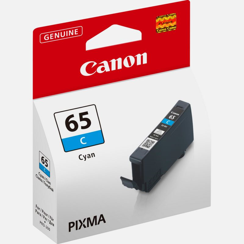 Canon CLI-65, Blækpatron, Cyan, 320 sider
