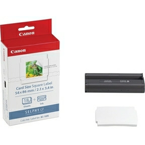 Fotopapir Canon - KC-18IS CP-100 kit mini labels (blæk + papir) - 8 stk