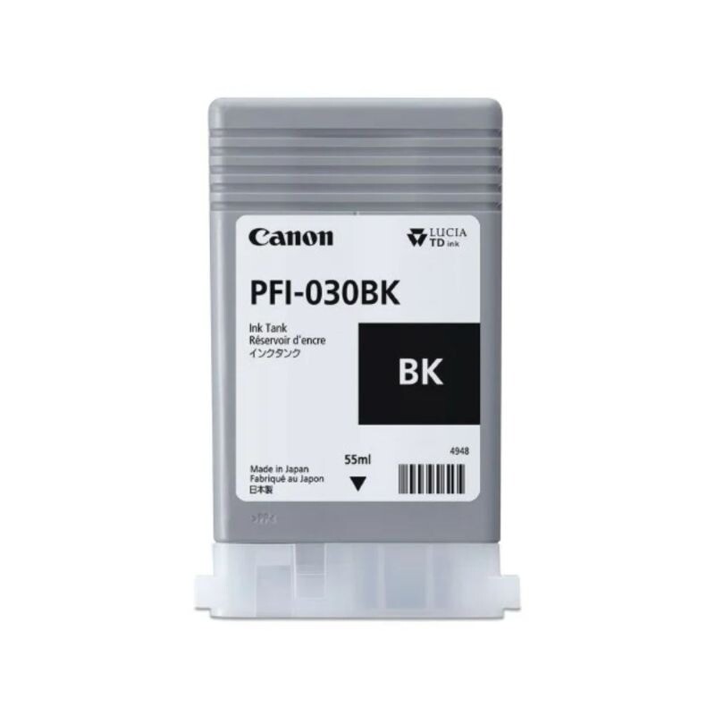 Ink Tank - Canon PFI-030BK - Sort - 55 ml