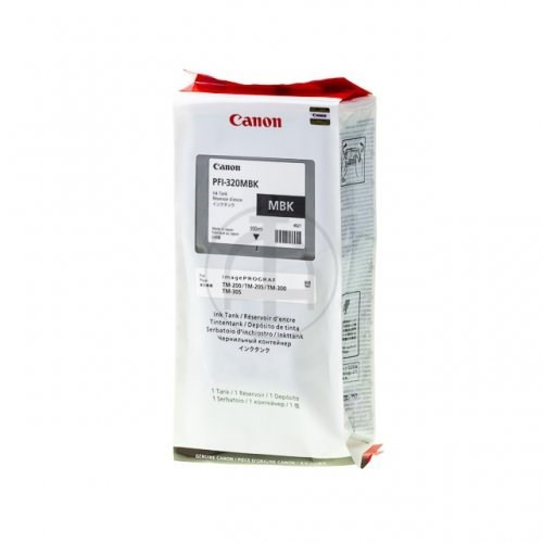 Blækpatron - Canon PFI-320MBK - Mat Sort - 300 ml