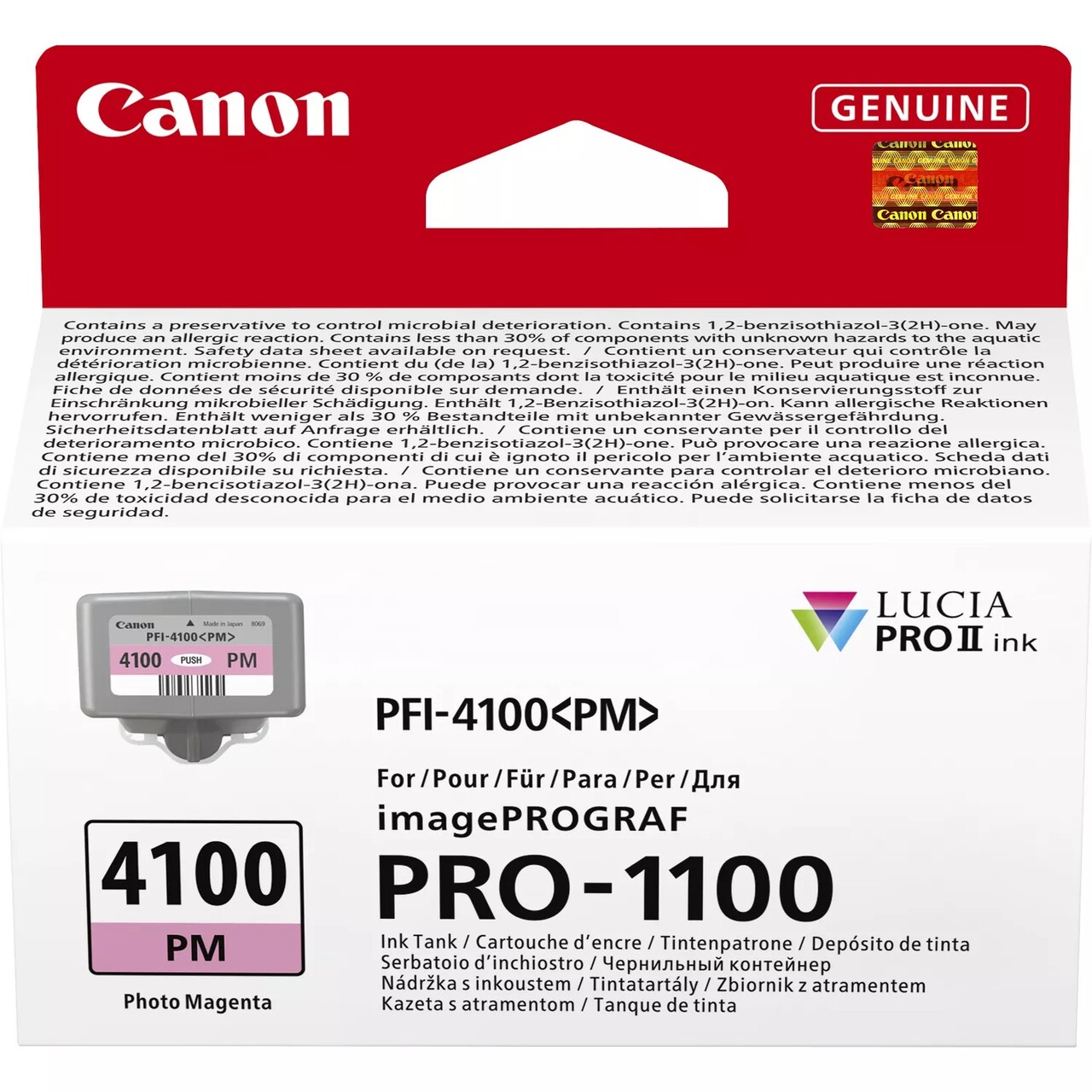 Canon PFI-4100 photo magenta PM ink tank