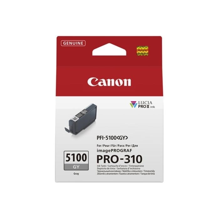 Canon PFI-5100GY grey ink tank