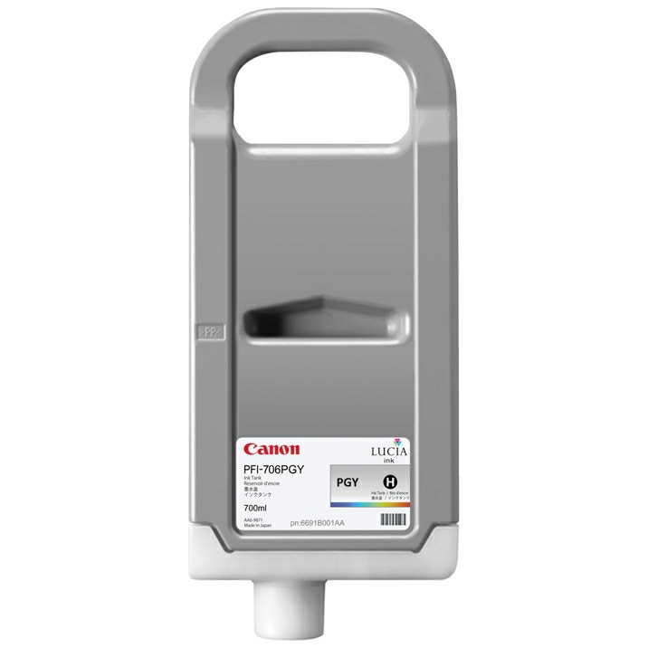 Canon PFI-706PGY photo grey ink tank, 700ml