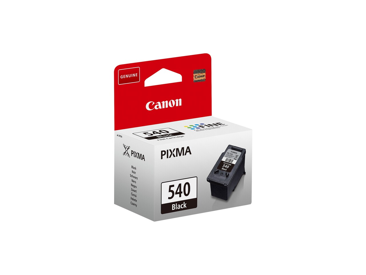 Canon PG-540, Blækpatron, Sort