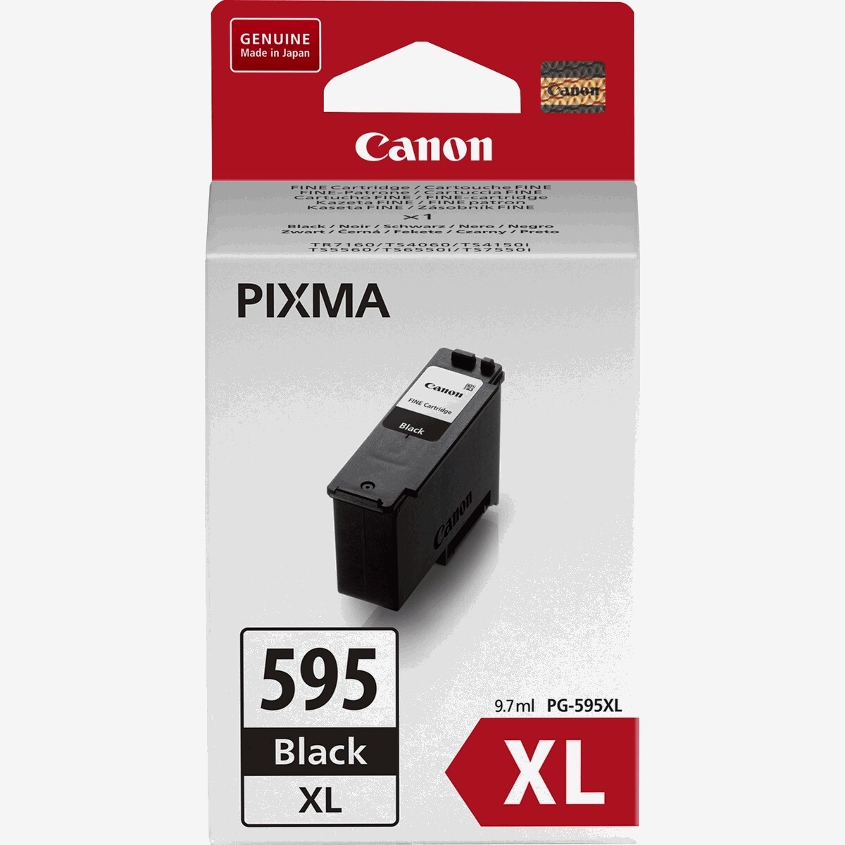 Blækpatron sort - Canon PIXMA PG-595 XL - op til 300 sider