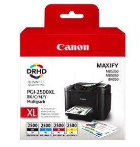 Canon PGI-2500XL, Blækpatroner, Sort & Farver, Blister, Sampak
