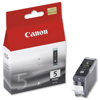 Canon PGI-5BK, Blækpatron, Sort, 505 sider