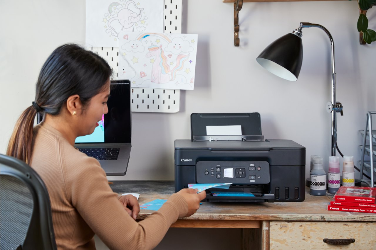 Inkjetprinter - Canon PIXMA G3570 MegaTank - 3-i-1 - Wi-Fi