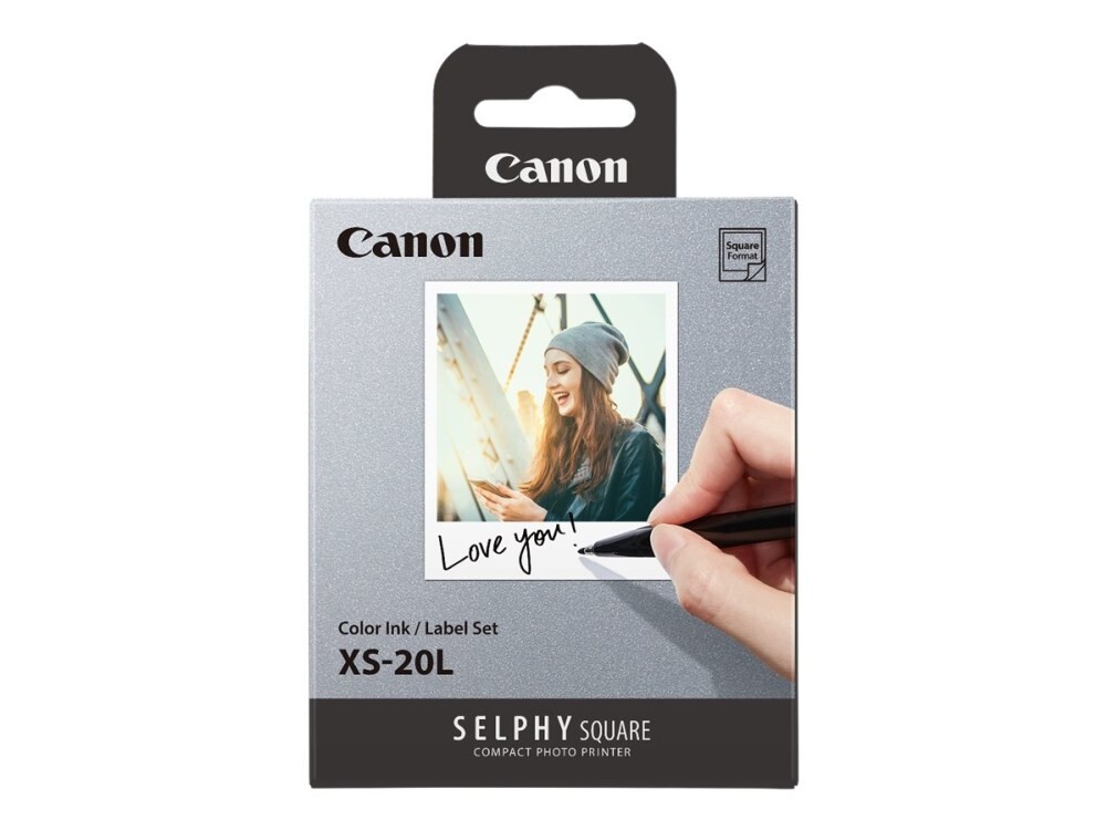 Canon XS-20L farveblæk + papir sæt - 20 prints