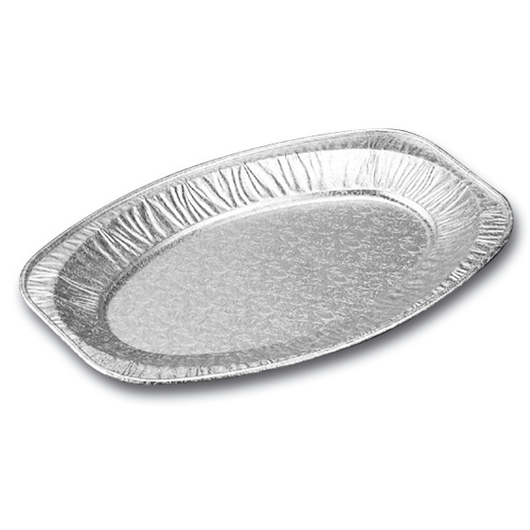 Cateringfad oval mellem 43 x 29 x 2,5 cm - 65180 - 10 stk. i pose