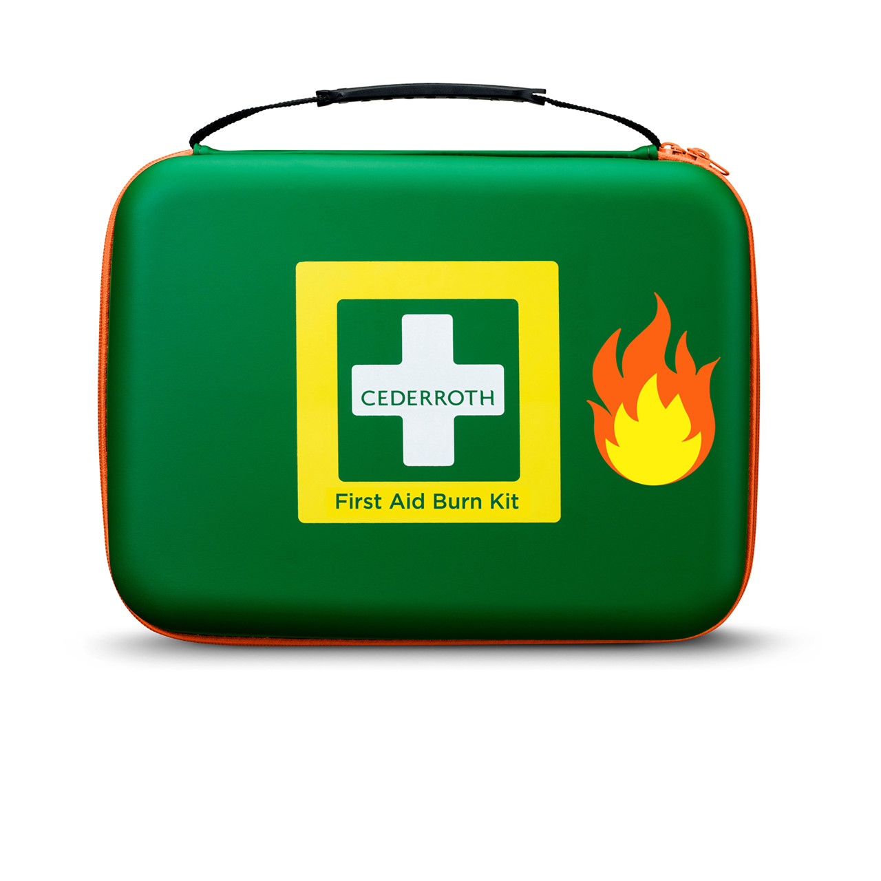 Forbrændingskasse - Cederroth - Med Burn Gel - 31x25x8 cm - Grøn