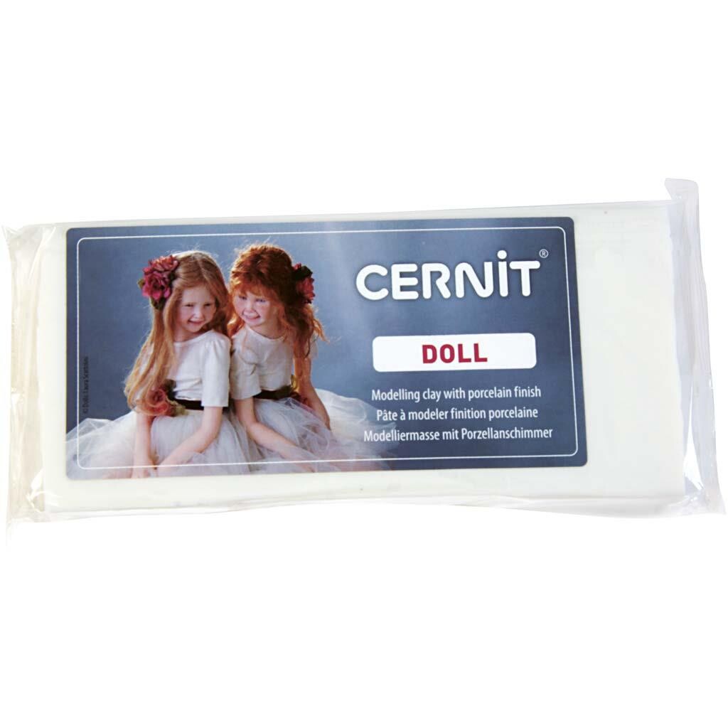 Cernit hvid - 500 gram
