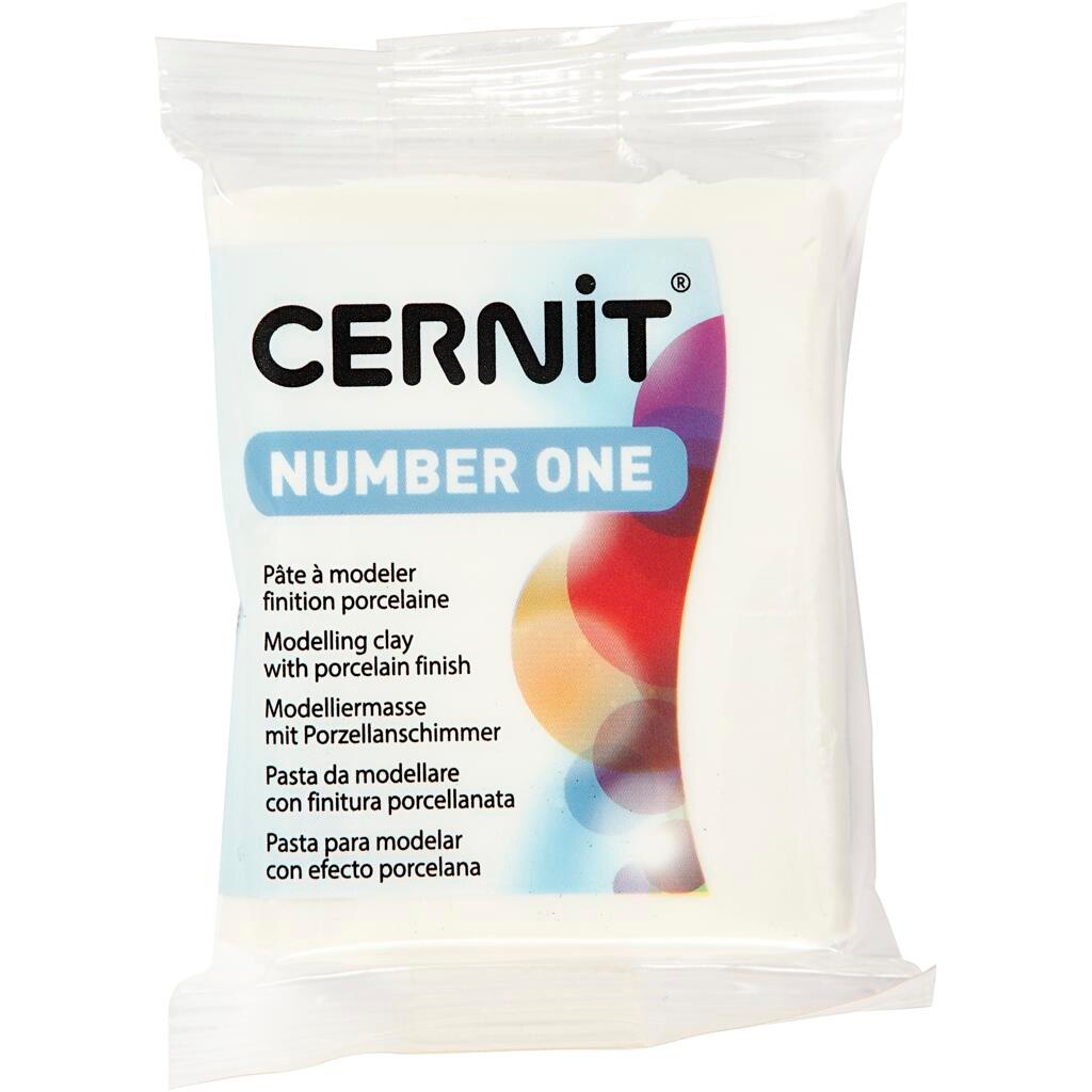 Modelleringsmasse – Cernit – Porcelain White (010) – 56 g