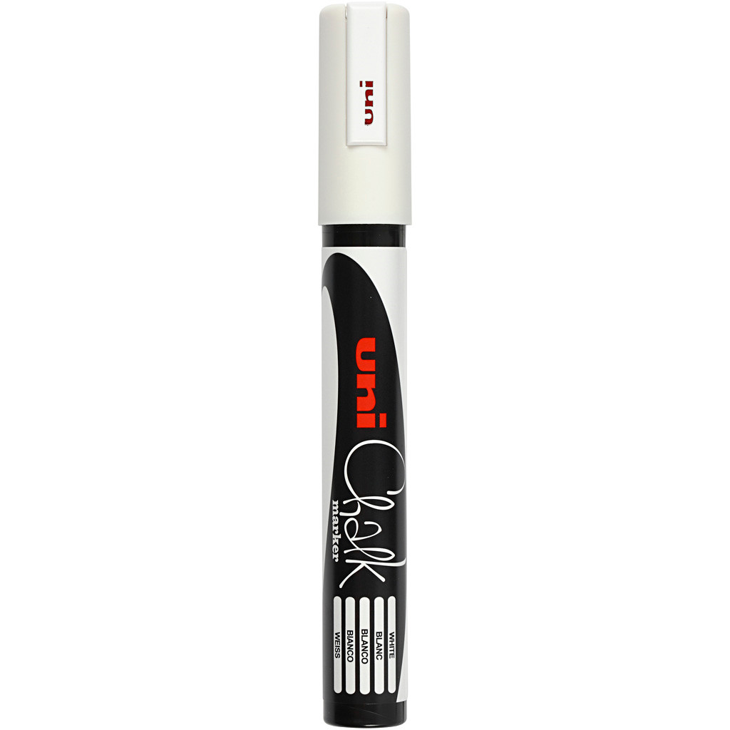 Chalk marker hvid 1,8-2,5mm