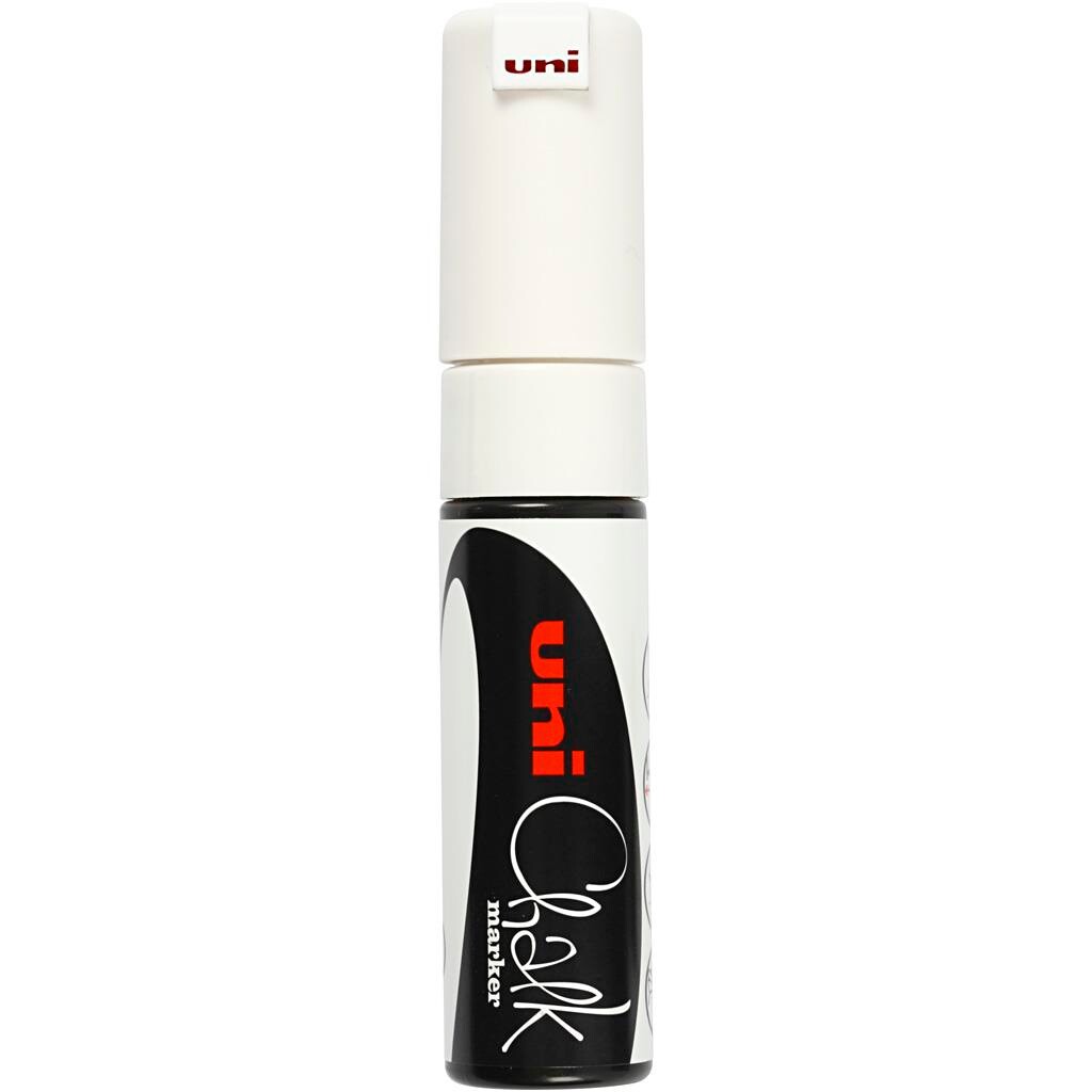 Chalk Marker stregtykkelse: 8 mm hvid - 1 stk
