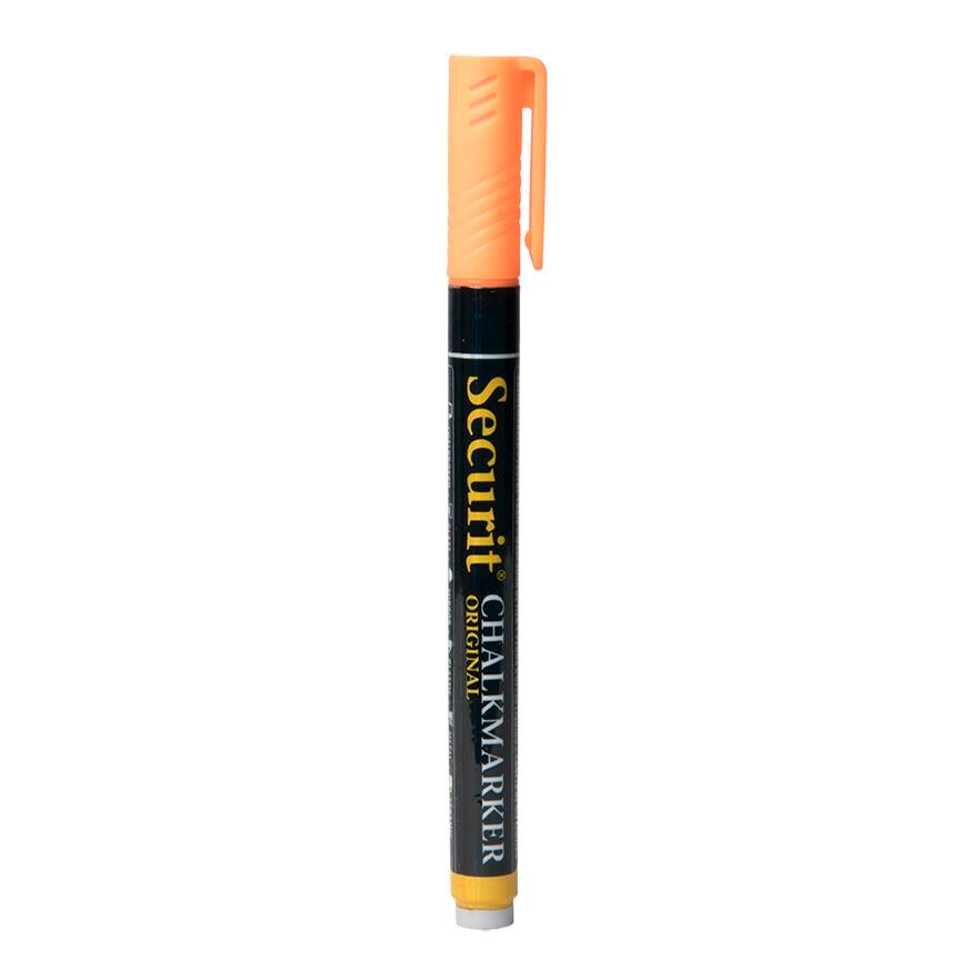 Chalk marker Securit Original orange 1-2mm rund spids