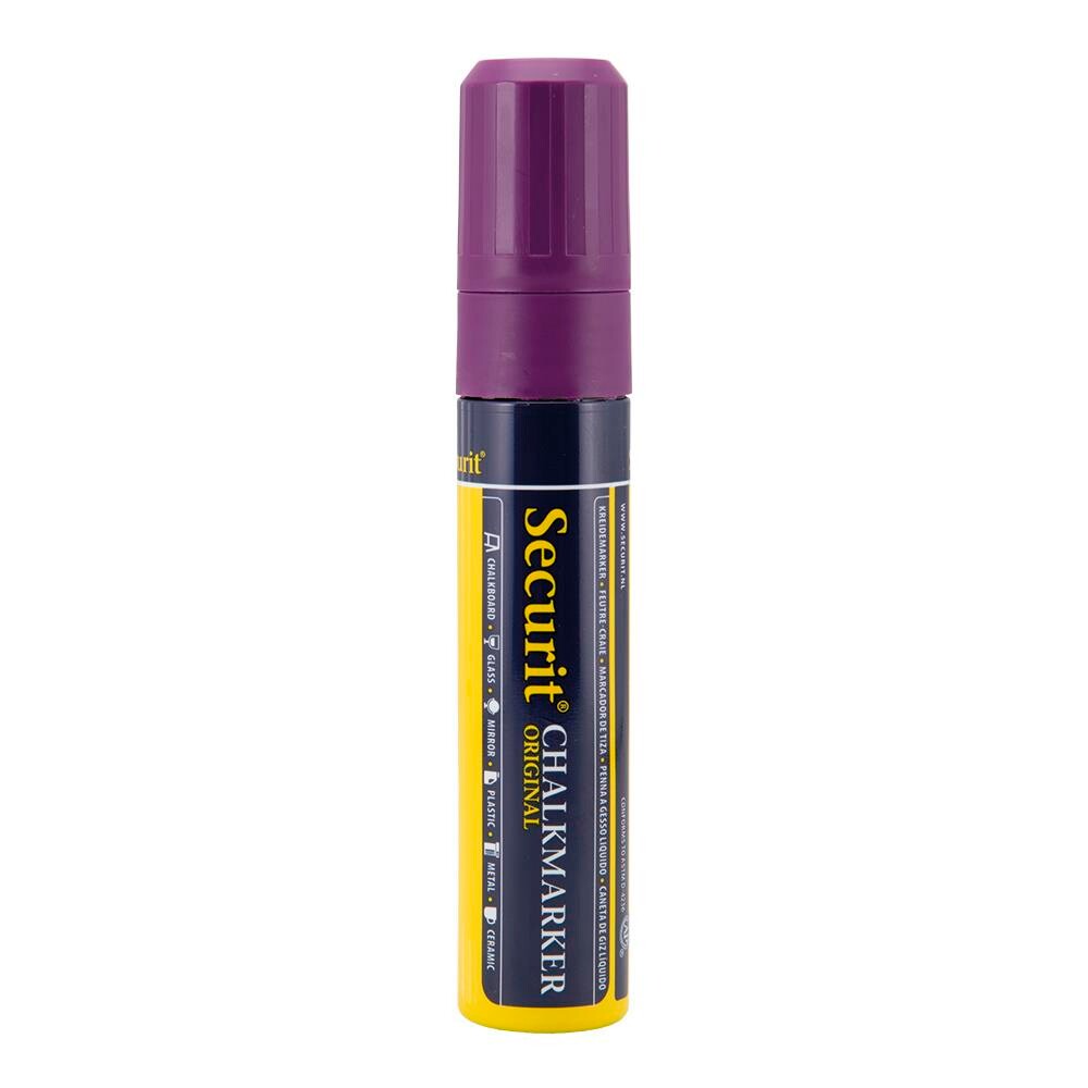 Chalk marker Securit Original violet 7-15mm blok spids