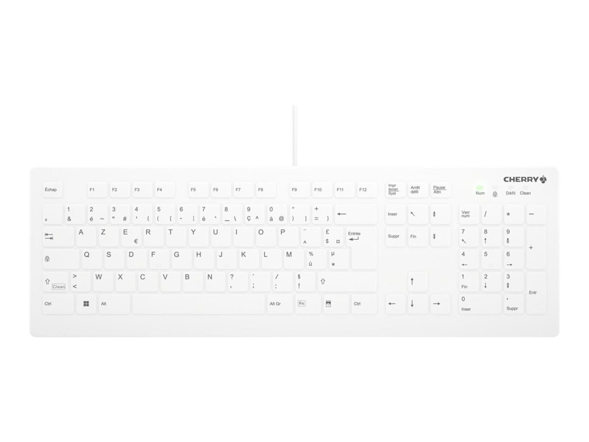 Tastatur Cherry Active Key Flat Profile Hygiene Desktop Keyb USB, White