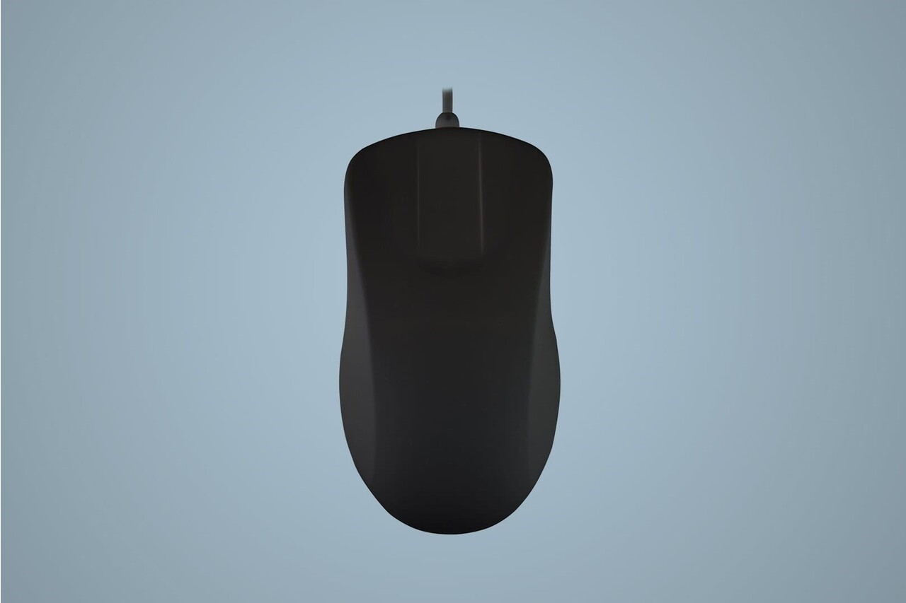 Mus, Cherry Active Key Hygiene Mouse Scroll Sensor Watertight USB, Sort - Køb minimum 60 stk.