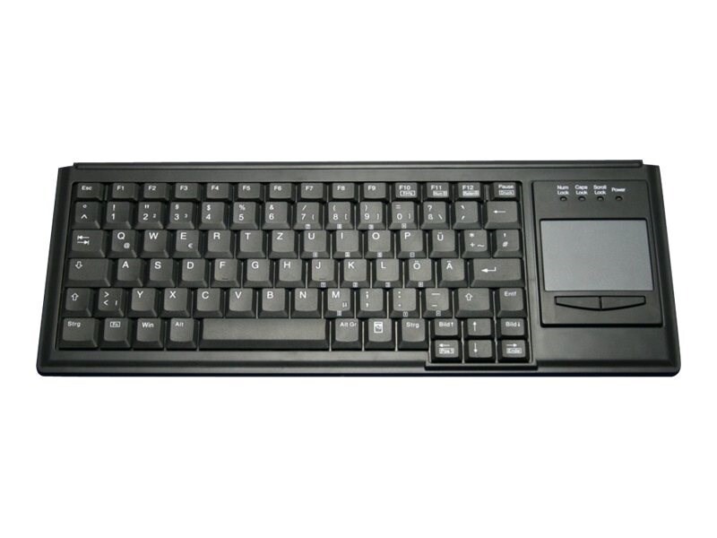 Cherry Active Key Industry 4.0 Ultraflat Touchpad trådløs USB Sort