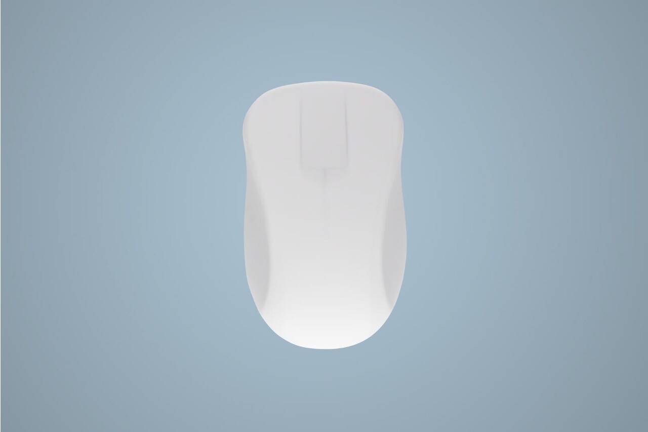 Mus, Cherry Active Key Wireless Hygiene Mouse Scroll Sensor Watertight U, White
