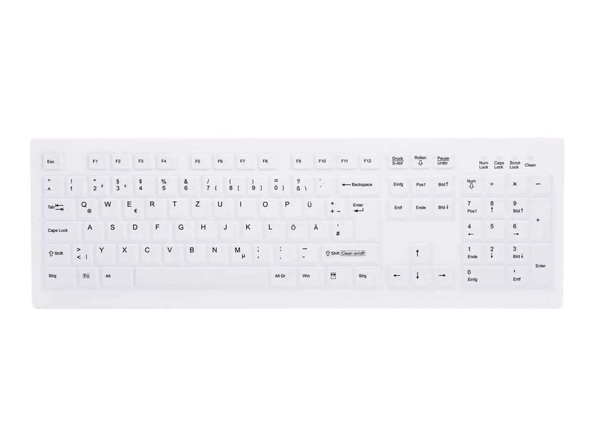 ACTIVE KEY ClassicClean Silicone Cover, White (Nordic)