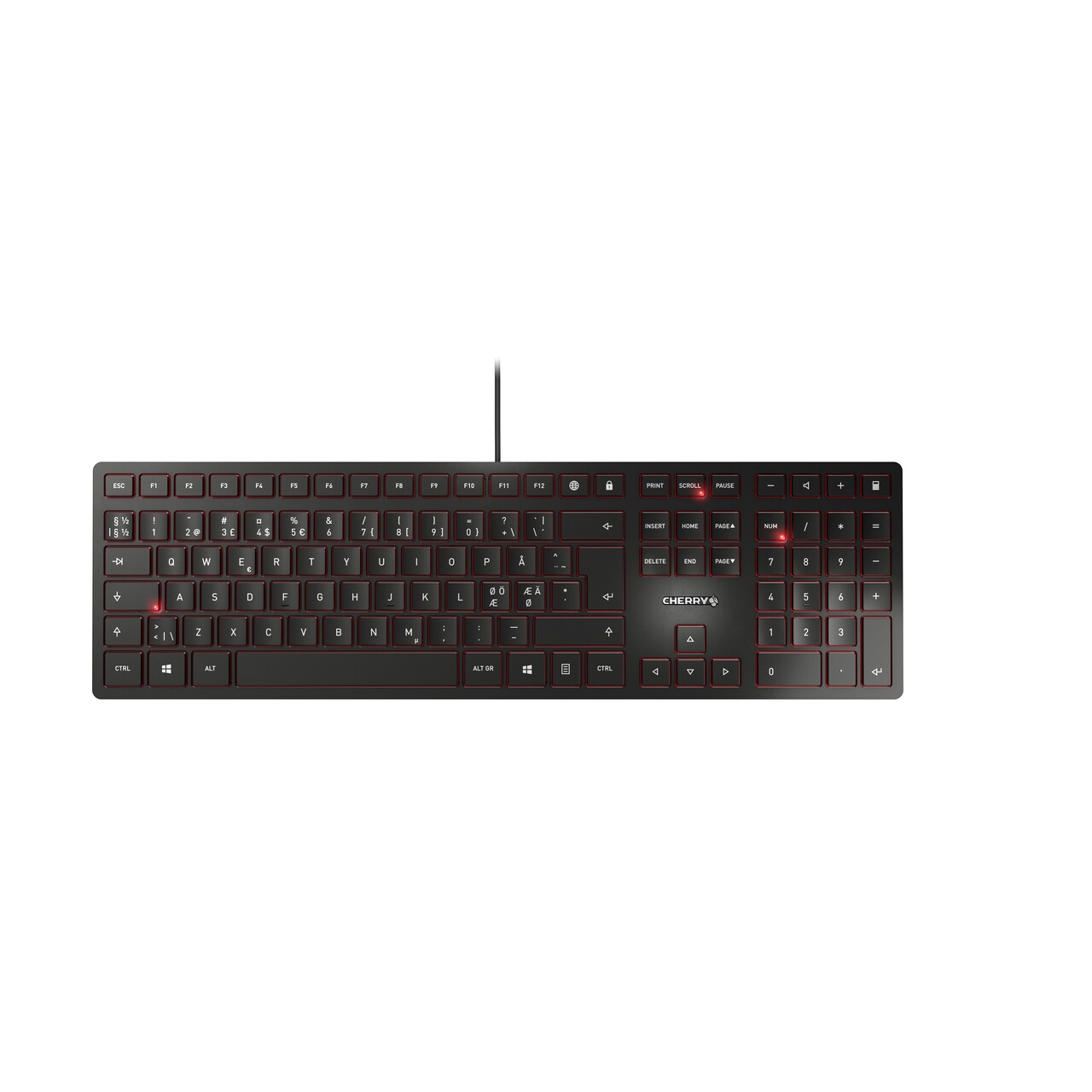 Tastatur Cherry KC 6000 Slim, Black